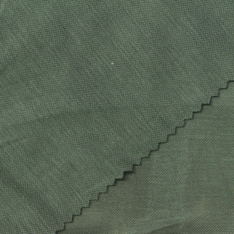 Tencel Lyocell Stretch Interlock Knit Fabric, 220 gsm, 160 cm — Green