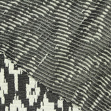 Black Geometric Jacquard, Polyester — photo 2