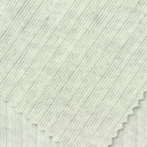 Grey Heather Rib Knit, Polyester