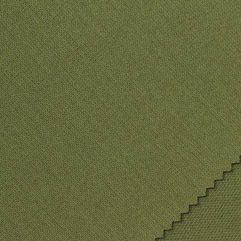 100% Polyester Piqué Knit Fabric, 250 gsm, 185 cm — Green