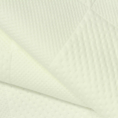 Cream Tone-on-Tone Jacquard, Poly-Cotton, 349 gsm