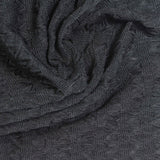 Jacquard Polyester Stretch Warp Knit Fabric, 200 gsm, 160 cm — Grey — photo 2