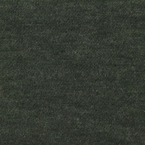 Dark Olive Marl Scuba Knit, Polyester, 422 gsm