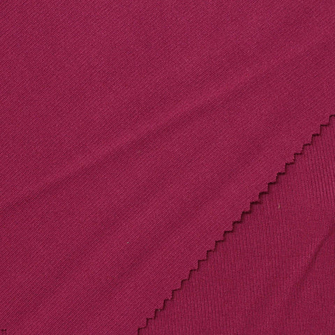 Magenta Rib Knit, Polyester