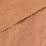 Jacquard Polyester Stretch Rib Knit Fabric, 280 gsm, 165 cm — Orange — photo 2