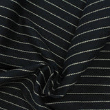White Pinstripes Woven, Cotton-Poly — photo 2