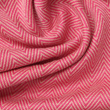 Pink Chevron Jacquard, Polyester — photo 2