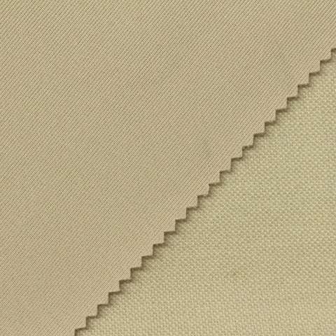 Polyester Stretch Scuba Knit Fabric, 340 gsm, 175 cm — Khaki