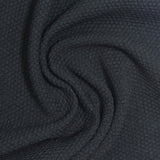 Polyester Viscose Stretch Interlock Knit Fabric, 320 gsm, 162 cm — Grey — photo 2