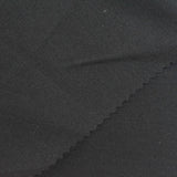 Polyester Viscose Stretch Scuba Knit Fabric, 380 gsm, 160 cm — Black — photo 2