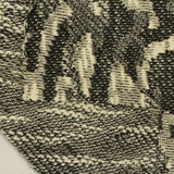 Black Abstract Chunky Knit, Cotton-Poly — photo 2