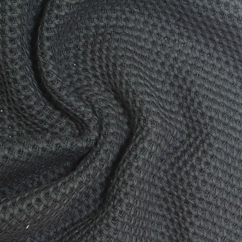 100% Cotton Chunky Knit Fabric, 500 gsm, 150 cm — Grey