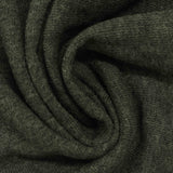 Dark Green Marl French Terry, Poly-Cotton — photo 2