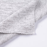 Light Grey Marl Interlock Knit, Polyester — photo 2