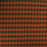 Orange Check Jersey Knit, Cotton-Poly — photo 2