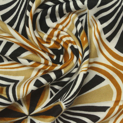 Black Lines Milk Silk Knit, Polyester