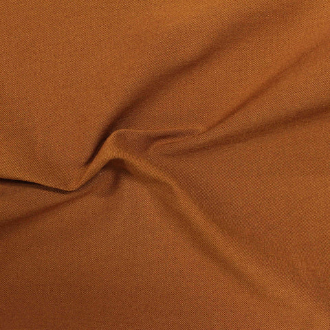 Viscose Nylon Stretch Bengaline Fabric, 282 gsm — Orange