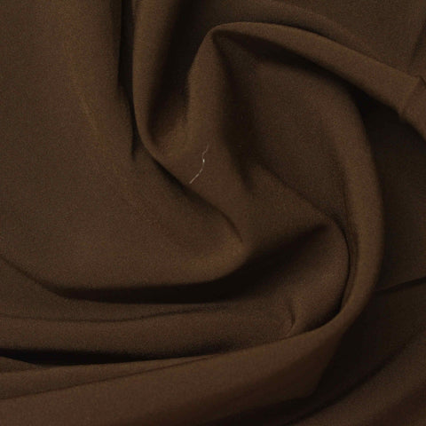 Polyester Stretch Woven Fabric, 110 gsm, 149 cm — Brown