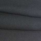 Brushed Cotton Polyester French Terry Fabric, 270 gsm, 190 cm — Black — photo 2