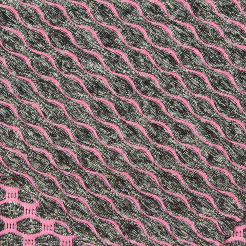 Pink Hexagons Mesh, Poly-Nylon