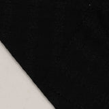 Black Textured-Stripe Rib Knit, Poly-Metallic — photo 2