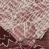 Printed Polyester Stretch Crepe Fabric, 175 gsm, 135 cm — Red — photo 2