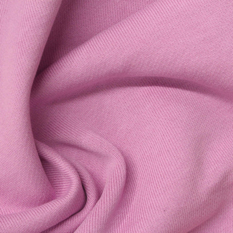 Cotton French Terry Fabric, 397 gsm, 184 cm — Pink