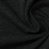 Dark Grey Marl Piqué Knit, Cotton-Poly — photo 2