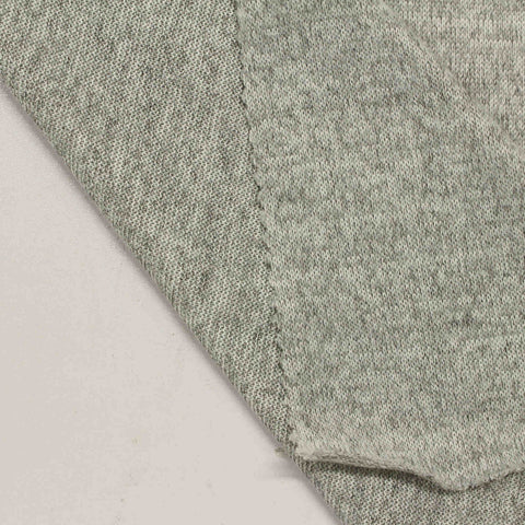 Light Grey Marl Jersey Knit, Poly-Cotton, 160 gsm, 155 cm, ref EF-211299