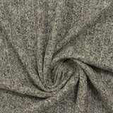 Heathered Grey Marl Rib Knit, Viscose-Poly — photo 2