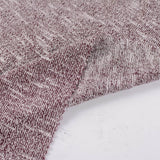 Dark Red Heather Chunky Knit, Poly-Viscose — photo 2