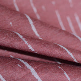 White Vertical-Dash Jacquard, Poly-Viscose — photo 2