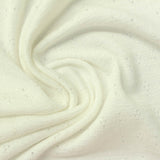 Off-White Tone-on-Tone Floral Jersey Knit, Poly-Viscose — photo 2