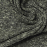 Dark Grey Marl Rib Knit, Poly-Cotton — photo 2