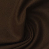 Polyester Viscose Stretch Twill Fabric, 226 gsm, 150 cm — Brown — photo 2