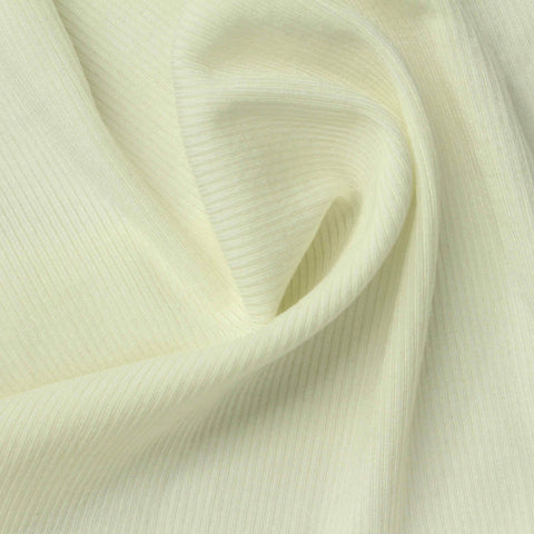 Polyester Viscose Stretch Rib Knit Fabric, 330 gsm, 150 cm — Green
