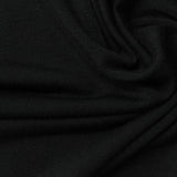 Viscose Stretch Jersey Knit Fabric, 205 gsm, 150 cm — Black — photo 2
