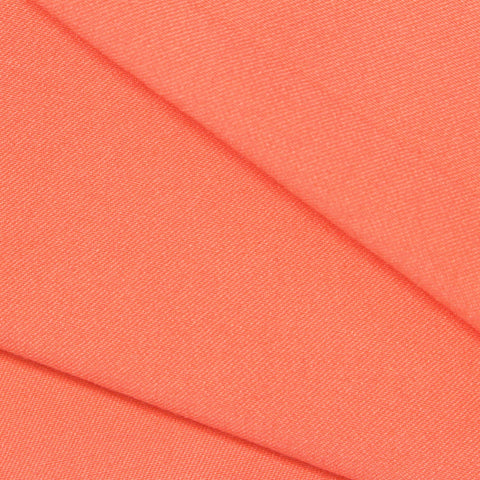 Polyester Stretch Bengaline Fabric, 255 gsm, 150 cm — Orange