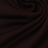 Dark Red Marl Chunky Knit, Polyester — photo 2
