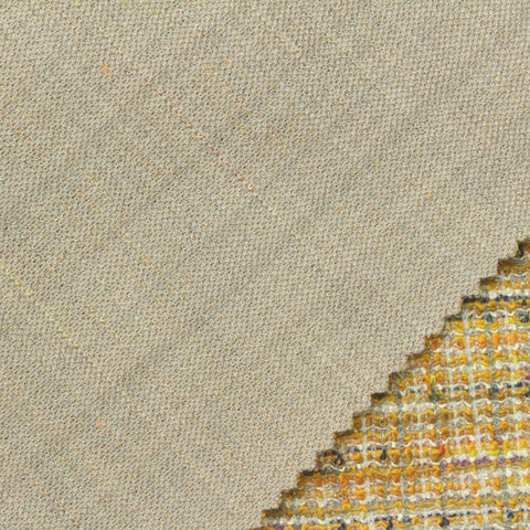 Yellow Check Bouclé, Polyester