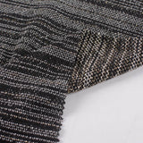 Black Stripes Chunky Knit, Polyester — photo 2