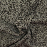 Black Marl Rib Knit, Viscose-Poly — photo 2
