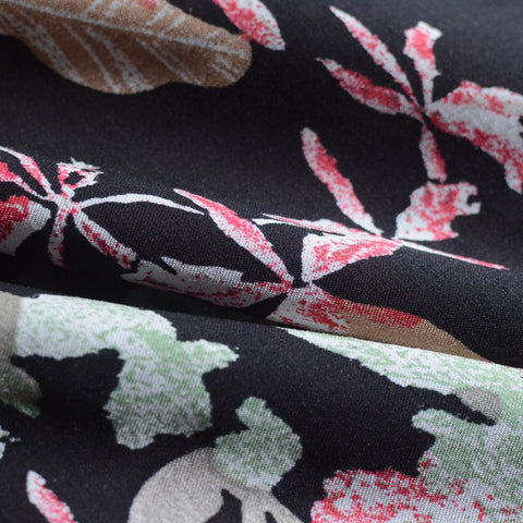Red Bold-Floral Woven, Viscose