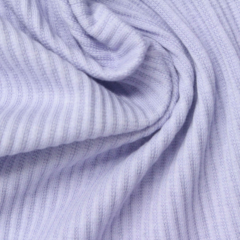 Rib Knit Fabric, 260 gsm, 110 cm — Purple