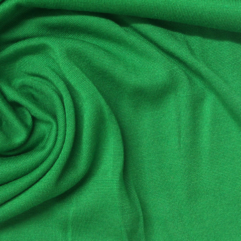 100% Modal Jersey Knit Fabric, 135 gsm, 150 cm — Green