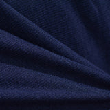 Polyester Viscose Rib Knit Fabric, 130 gsm, 175 cm — Navy — photo 2