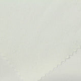100% Polyester Piqué Knit Fabric, 160 gsm, 160 cm — White — photo 2