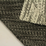 Black Houndstooth Chunky Knit, Cotton-Poly — photo 2