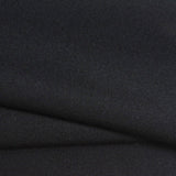 Polyester Nylon Stretch Fleece Fabric, 250 gsm, 150 cm — Black — photo 2