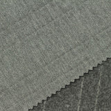 White Vertical-Stripe Knit, Polyester — photo 2